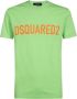 Dsquared2 Klassieke Katoenen T-shirt Green Heren - Thumbnail 5