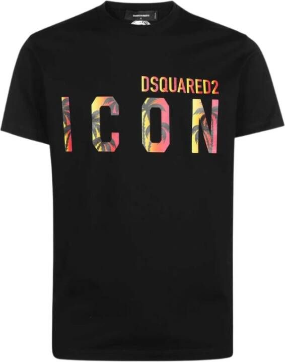 Dsquared2 Basic T-Shirt Zwart Heren