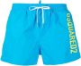 Dsquared2 Levendig turquoise strandkleding voor stijlvolle mannen Blue Heren - Thumbnail 1