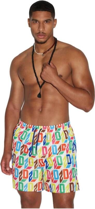 Dsquared2 Heren Zwembroek Boxer Briefs Multicolor Heren