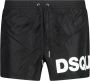 Dsquared2 Zwarte Sea Clothing Shorts met Merk Lettering Black Heren - Thumbnail 4