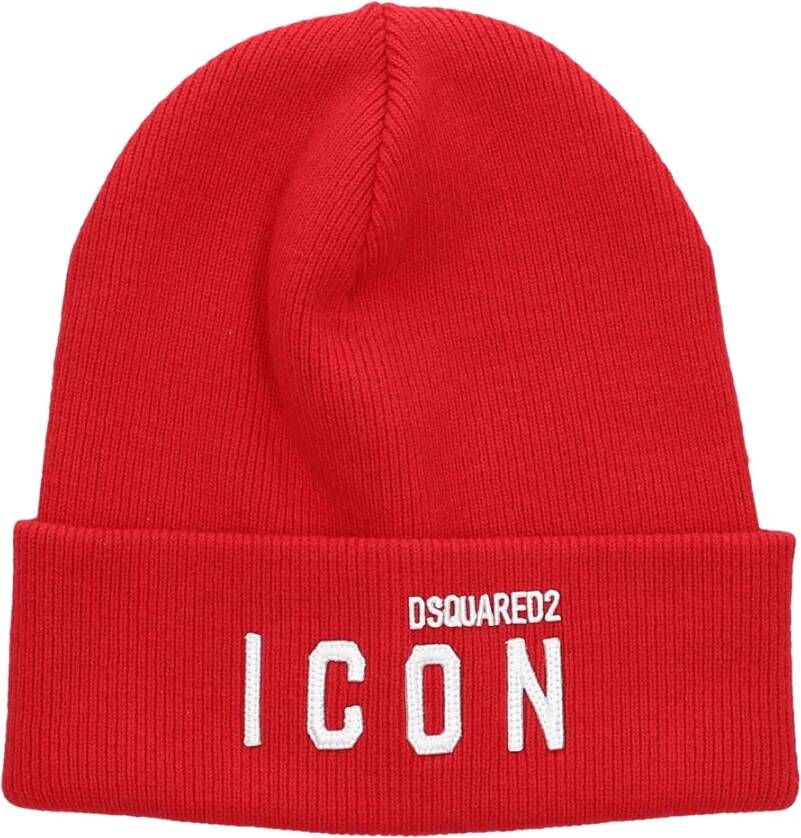 Dsquared2 Beanie Rood Unisex