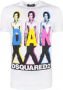 Dsquared2 Wit Katoenen T-Shirt Gemaakt in Italië White Heren - Thumbnail 3