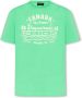 Dsquared2 Limoengroen katoenen T-shirt voor heren Green Heren - Thumbnail 1