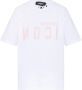 Dsquared2 Iconisch T-shirt voor vrouwen: Verhoog je modegame! White Dames - Thumbnail 3