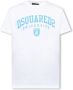 Dsquared2 University print T-shirt met korte mouwen White Heren - Thumbnail 1