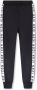 Dsquared2 Joggers met Icon Bands in glanzende Franse badstof Black - Thumbnail 4