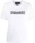 Dsquared2 Bedrukte Voorkant T-shirts en Polos White Dames - Thumbnail 2
