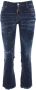 Dsquared2 Donkerblauwe Cropped Flared Jeans Blauw Dames - Thumbnail 1