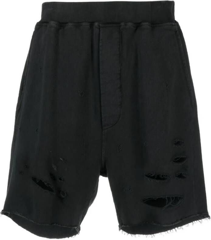Dsquared2 Zwarte Bermuda Shorts met Stijlvol Ontwerp Black Heren