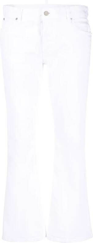 Dsquared2 Cropped spijkerbroek White Dames