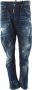 Dsquared2 Blauwe Combat Jeans voor Heren Blauw Heren - Thumbnail 1