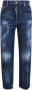 Dsquared2 Blauwe Distressed High Waist Jeans Blauw Dames - Thumbnail 1