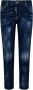 Dsquared2 Blauwe Jeans met Canadese Vlag Patch Blauw Dames - Thumbnail 1