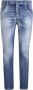 Dsquared2 Blauwe Skater Slim-Fit Jeans Blauw Heren - Thumbnail 1