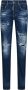 Dsquared2 Blauwe Skinny Fit Jeans met Vernielde Details Blauw Dames - Thumbnail 6