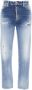 Dsquared2 Blauwe Straight Fit Jeans Aw23 Blauw Dames - Thumbnail 3