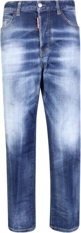 Dsquared2 Blauwe Street-Style Jeans Blauw Dames