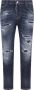 Dsquared2 Blauwe Stretch Katoenen Denim Dames Jeans Blauw Dames - Thumbnail 1
