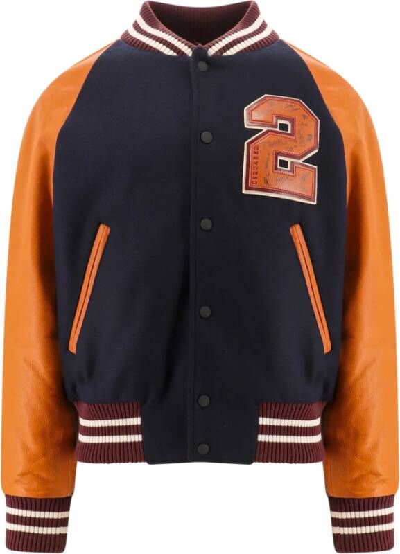 Dsquared2 Bomber Jackets Blauw Heren