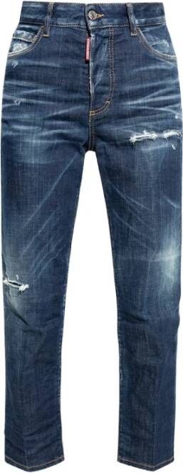 Dsquared2 Straight Jeans S75Lb0631 S30342 22 Blauw Dames