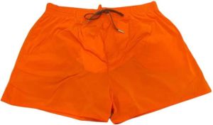 Dsquared2 Boxer Midi Shorts Stijlvol en Comfortabel Oranje Heren