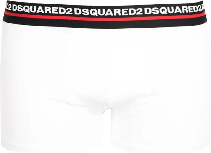 Dsquared2 Boxershorts met kenmerkende tailleband Wit Dames