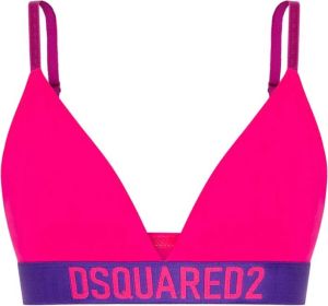 Dsquared2 Bra with logo Roze Dames