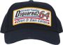 Dsquared2 Geborduurde baseballpet met gesp Blue Unisex - Thumbnail 1