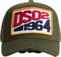 Dsquared2 Coole en stijlvolle baseballpet met logo-applicatie Green Heren - Thumbnail 3
