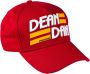 Dsquared2 Baseball Cap met Gesp en Reliëf Logo Red Unisex - Thumbnail 1