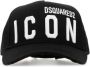 Dsquared2 Zwarte katoenen baseballpet met geborduurd logo Black Unisex - Thumbnail 3