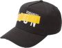 Dsquared2 Gedrukte Baseballpet met Gesp Sluiting Black Unisex - Thumbnail 1