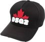 Dsquared2 Katoenen Baseballpet met Bedrukt Logo Black Heren - Thumbnail 1