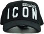 Dsquared2 Iconische Baseballpet met Handtekening Motief Black Heren - Thumbnail 4