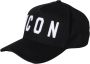 Dsquared2 Baseballpet met opschrift White Unisex - Thumbnail 3