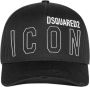 Dsquared2 Iconische Baseballpet met Gesp Sluiting Black Unisex - Thumbnail 1