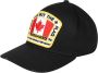 Dsquared2 Geborduurde Logo Cap met Canada Blad Zwart Black Heren - Thumbnail 3