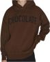 Dsquared2 Oversized Sweatshirt met Slogan Print Brown Heren - Thumbnail 1
