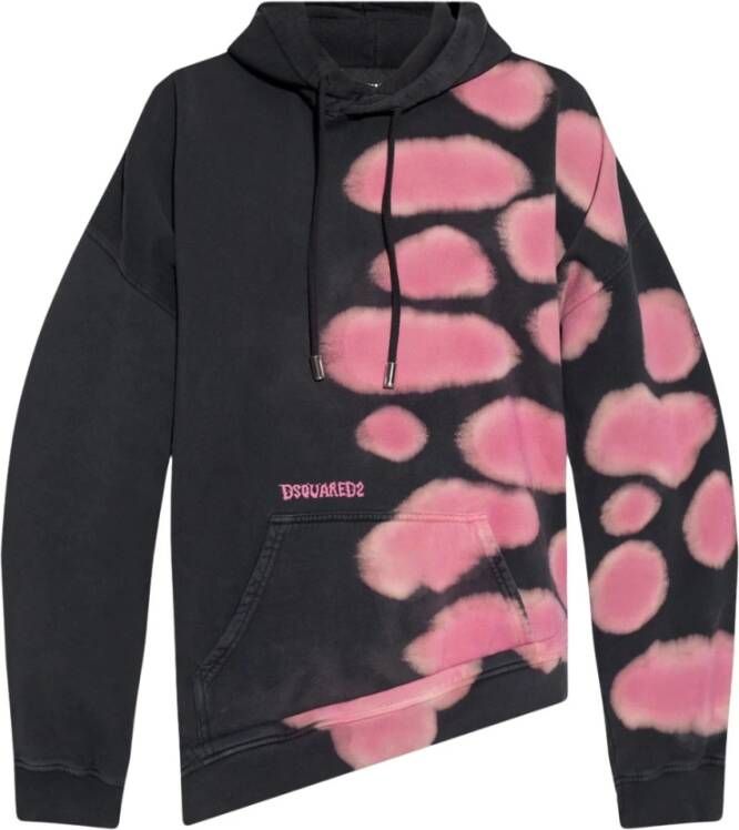 Dsquared2 Goth Tie-Dye Hoodie Multicolor Dames