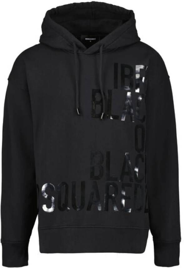 Dsquared2 Hoodie met logo -print Zwart Heren