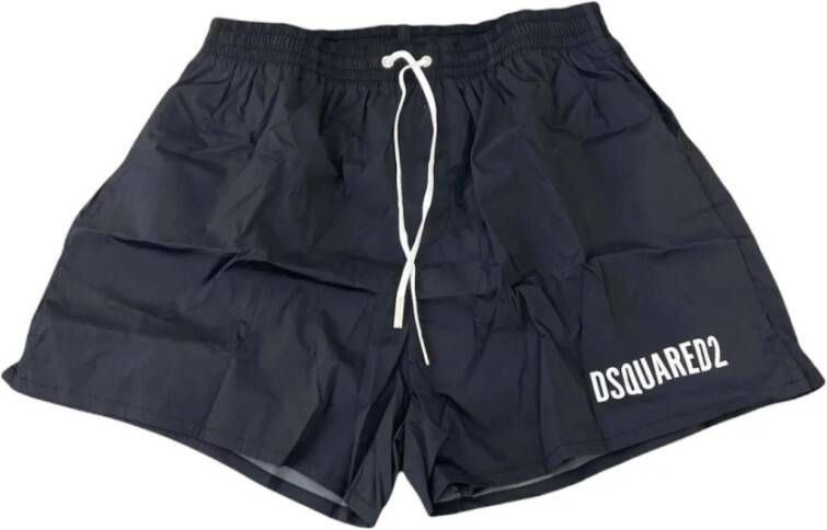 Dsquared2 Casual Boxer Midi Shorts voor Heren Zwart Heren
