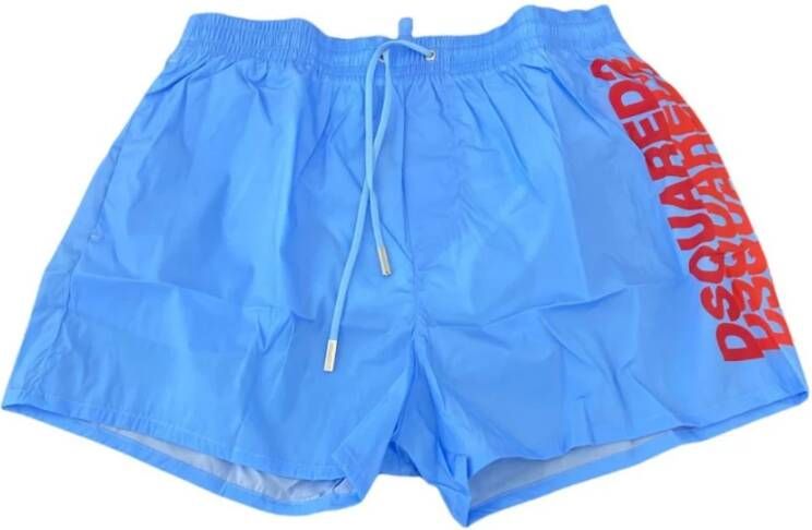Dsquared2 Casual en stijlvolle shorts voor heren Blauw Heren