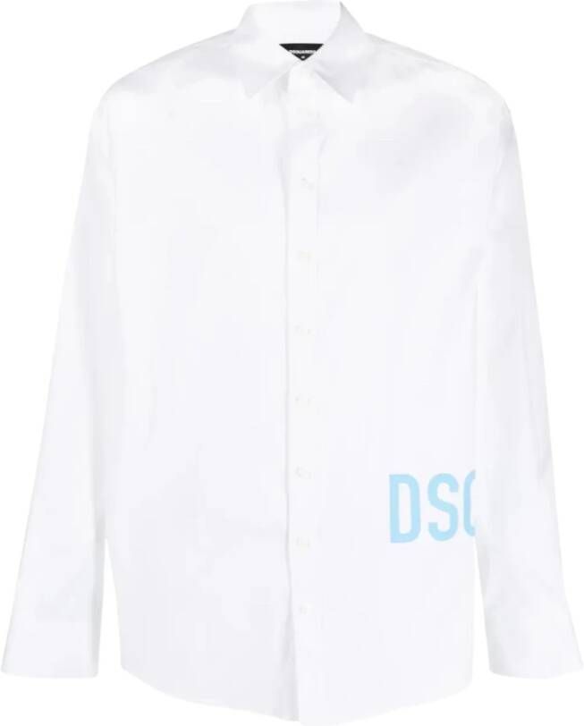 Dsquared2 Casual Overhemd White Heren