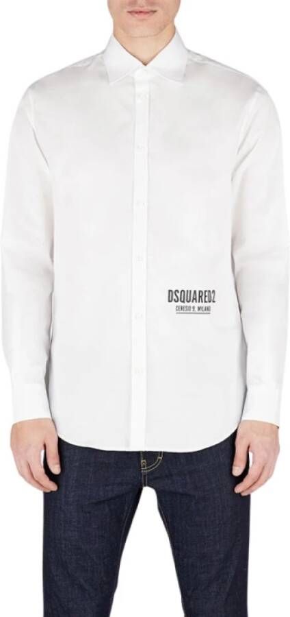 Dsquared2 Casual overhemd Wit Heren