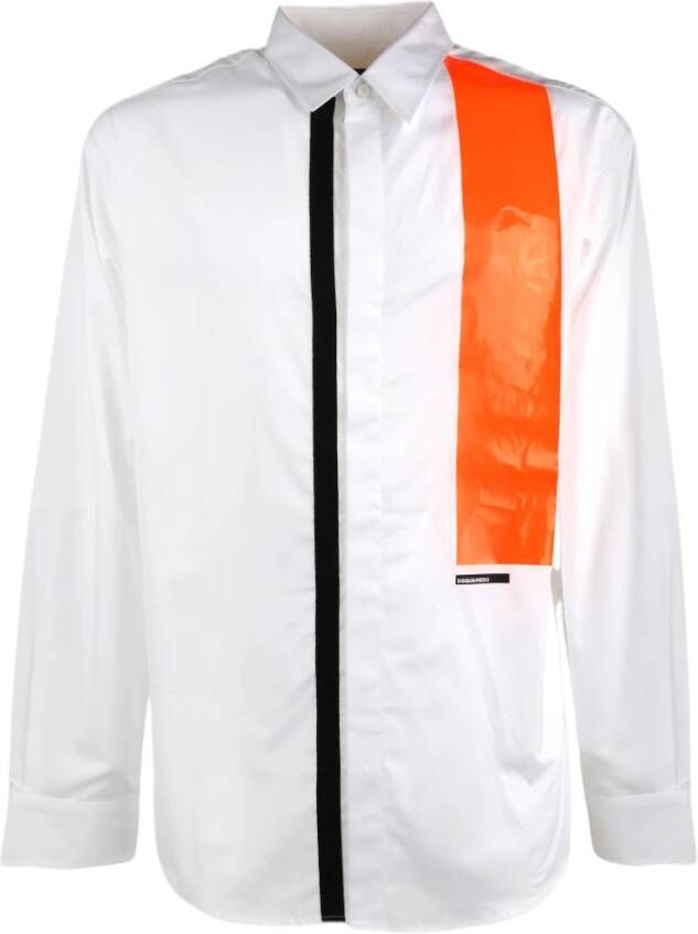 Dsquared2 Casual Overhemd met Uniek Design White Heren