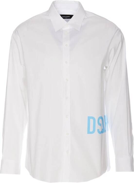 Dsquared2 Casual Shirts Wit Heren