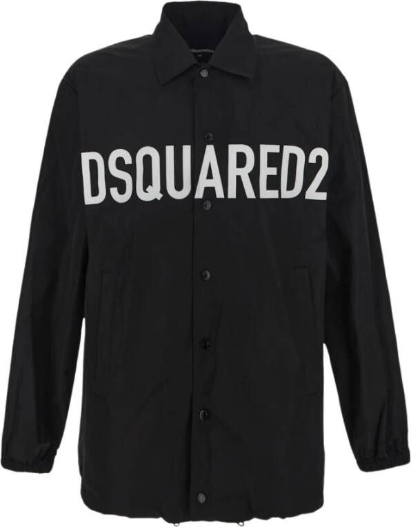 Dsquared2 Casual Shirts Zwart Heren