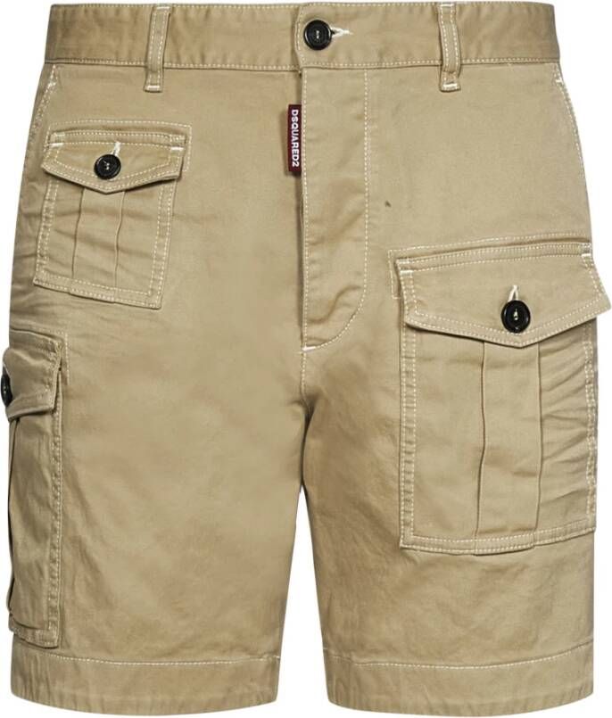 Dsquared2 Casual Shorts Beige Heren