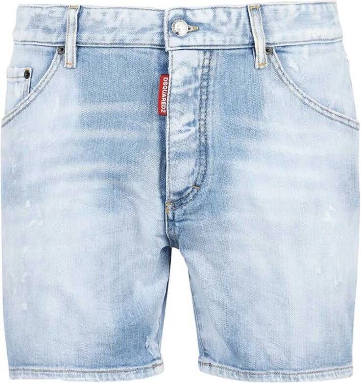 Dsquared2 Casual Shorts Blauw Heren